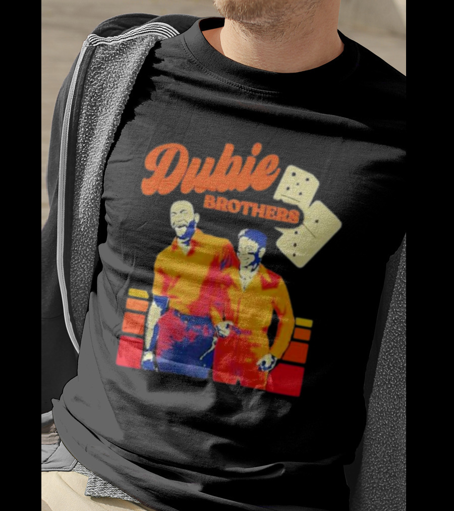 Dubie Brothers Domino Duo Orange Outfits T-Shirt