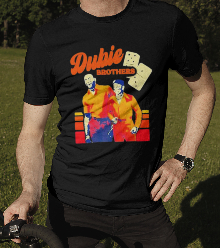 Dubie Brothers Domino Duo Orange Outfits T-Shirt