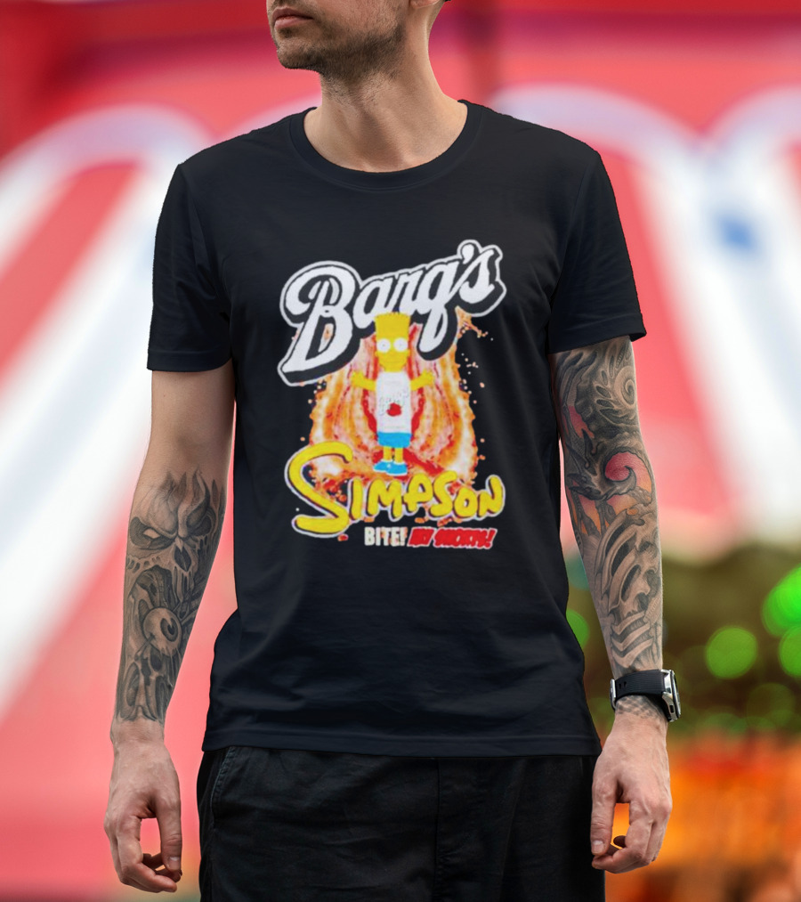Barg’s Root Beer Bart Simpson Bite My Shorts T-Shirt