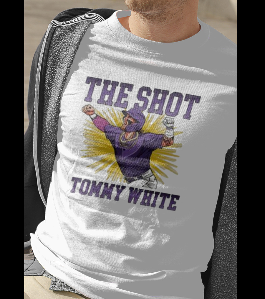 Tommy White The Shot Baseball Celebration Explosion T-Shirt