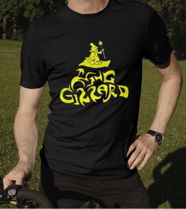 King Gizzard And The Lizard Wizard San Francisco 16 Yellow Wizard On Carpet T-Shirt