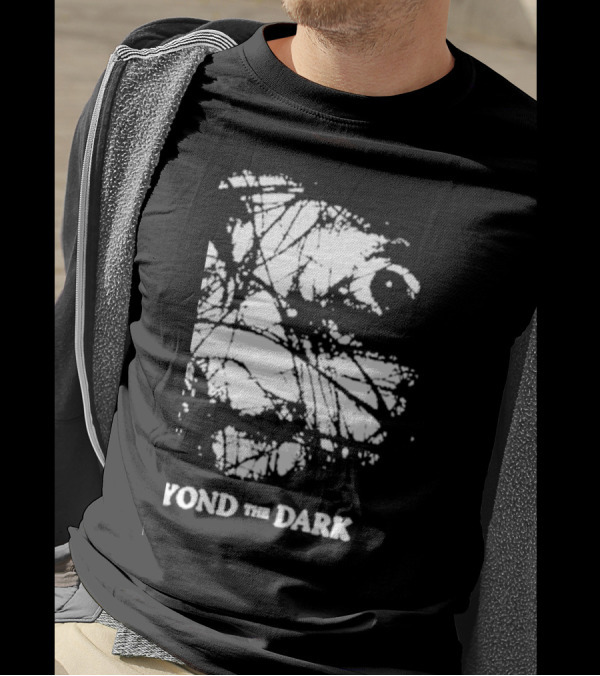 Beyond The Dark Exploring With Josh Eerie Face In Abstract Webbing T-Shirt