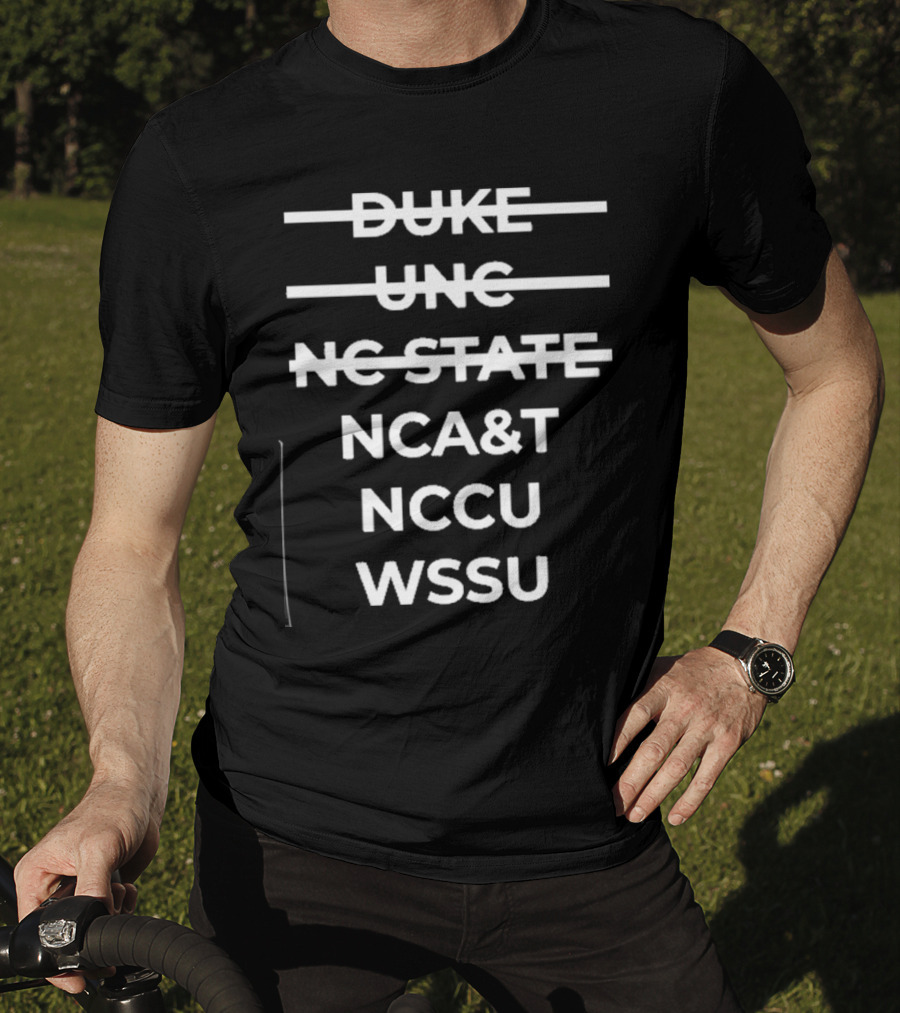 HomecomingSZN Merch NCA&T NCCU WSSU Duke UNC NC State Crossover T-Shirt