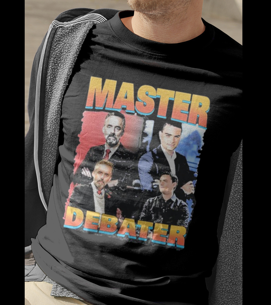 Memeabletees Master Debater Political Commentary Figures T-Shirt