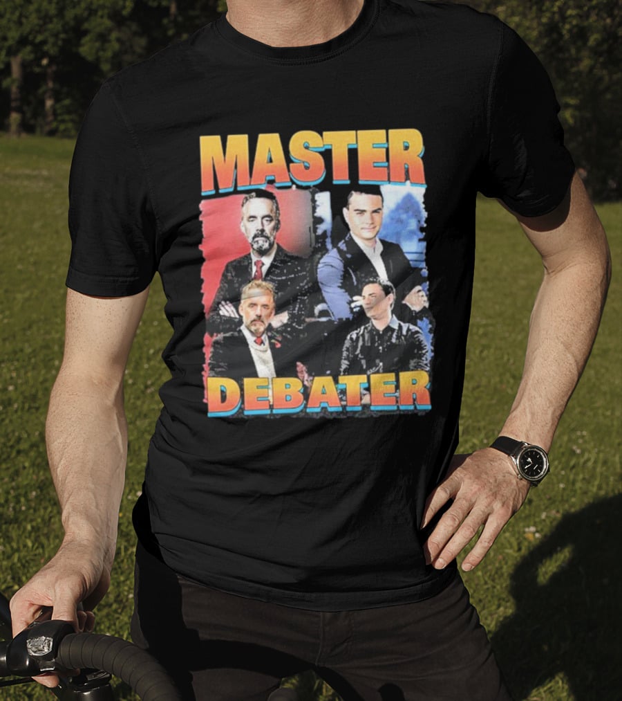 Memeabletees Master Debater Political Commentary Figures T-Shirt
