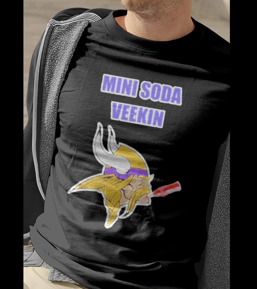 MINI SODA VEEKIN Viking Drinking Soda T-Shirt