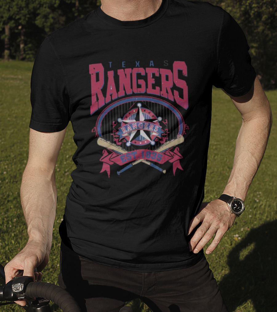 Texas Rangers Baseball Est. 1835 Vintage 90s MLB T-Shirt