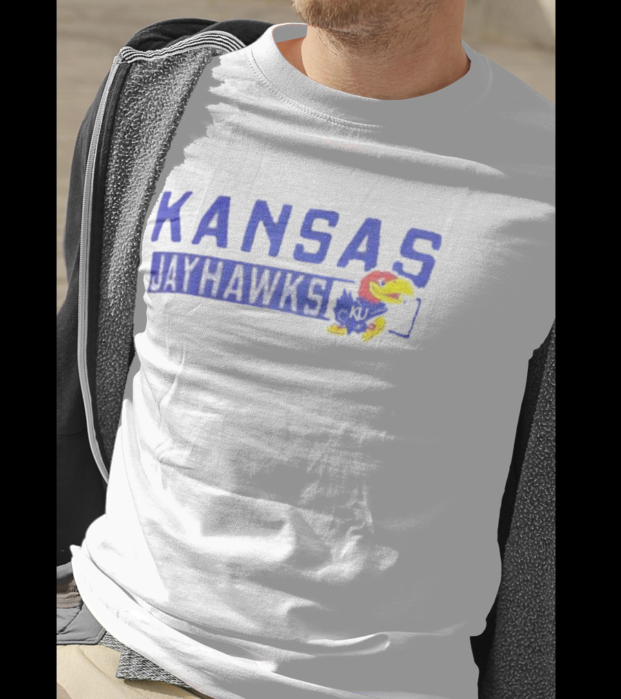 Kansas Jayhawks KU Champion Slate Impact Knockout T-Shirt