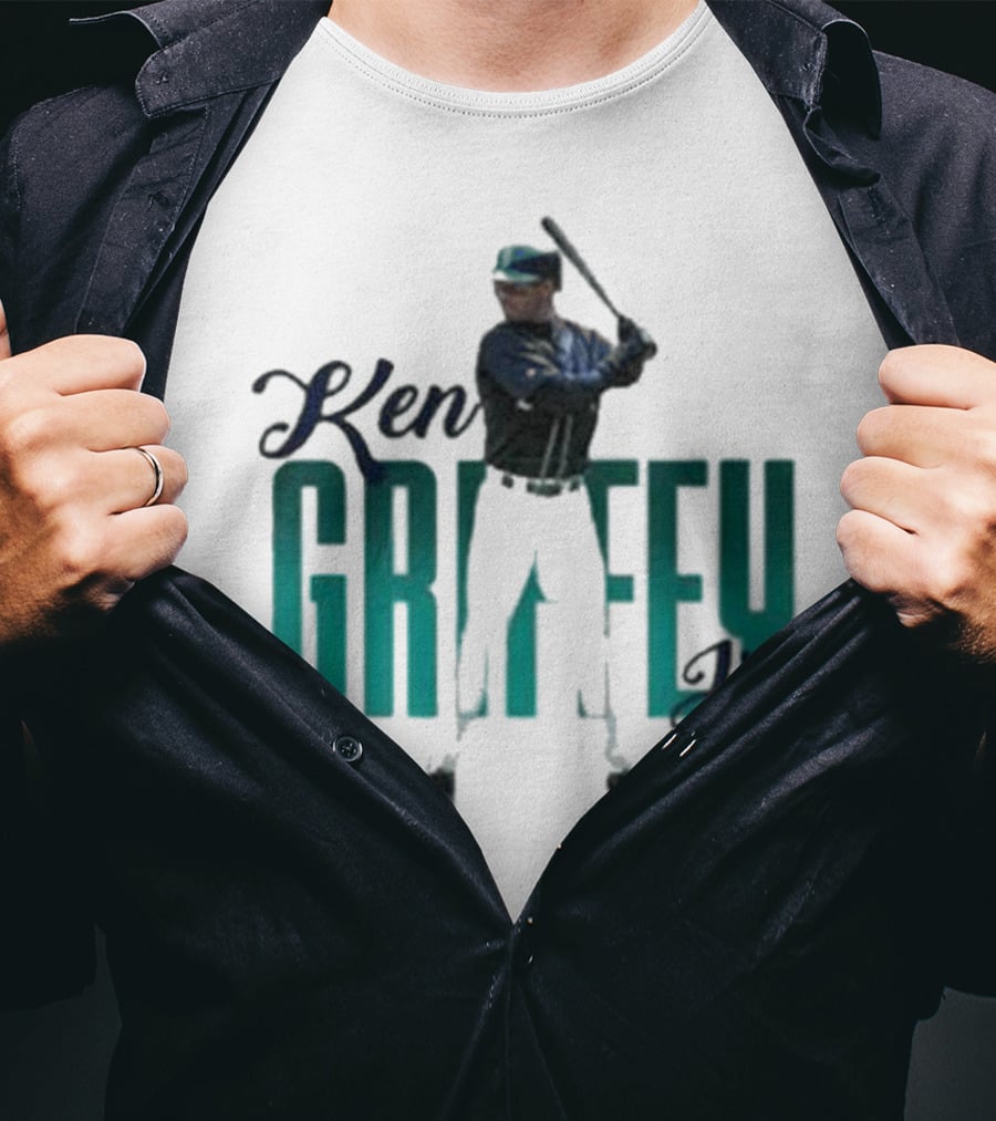 Ken Griffey Jr Seattle Mariners Iconic Baseball Legend T-Shirt
