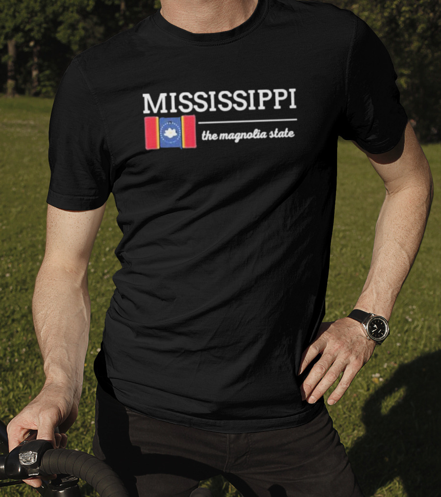 MISSISSIPPI The Magnolia State Flag T-Shirt