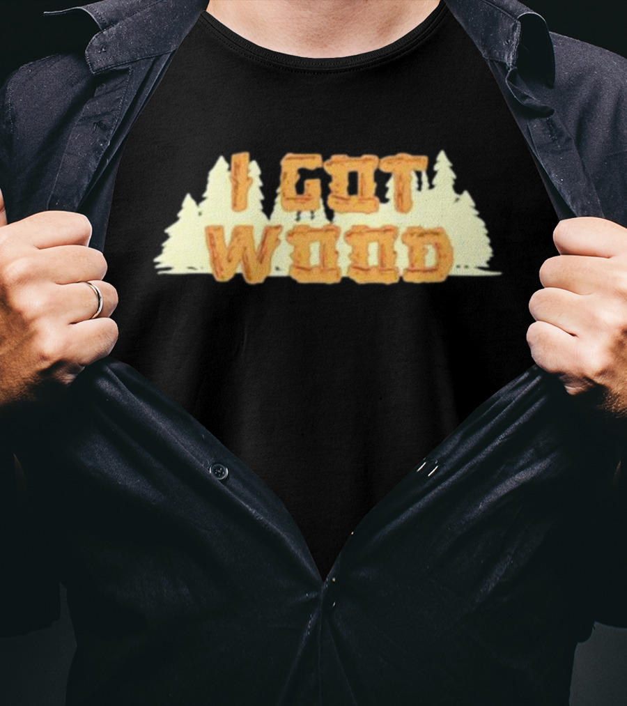 Nick Frost I Got Wood Forest T-Shirt