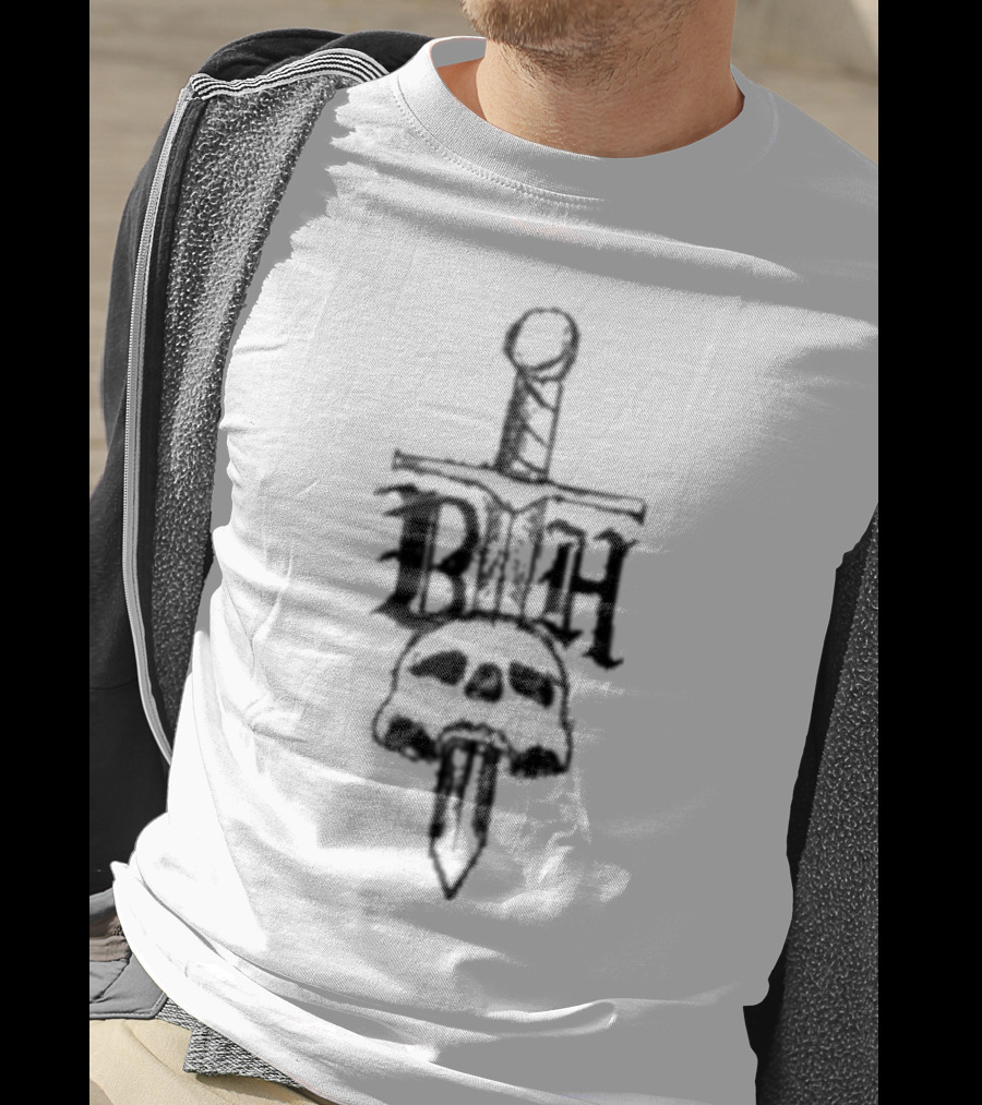 Opticmaniac BTH Skull Sword Cream T-Shirt