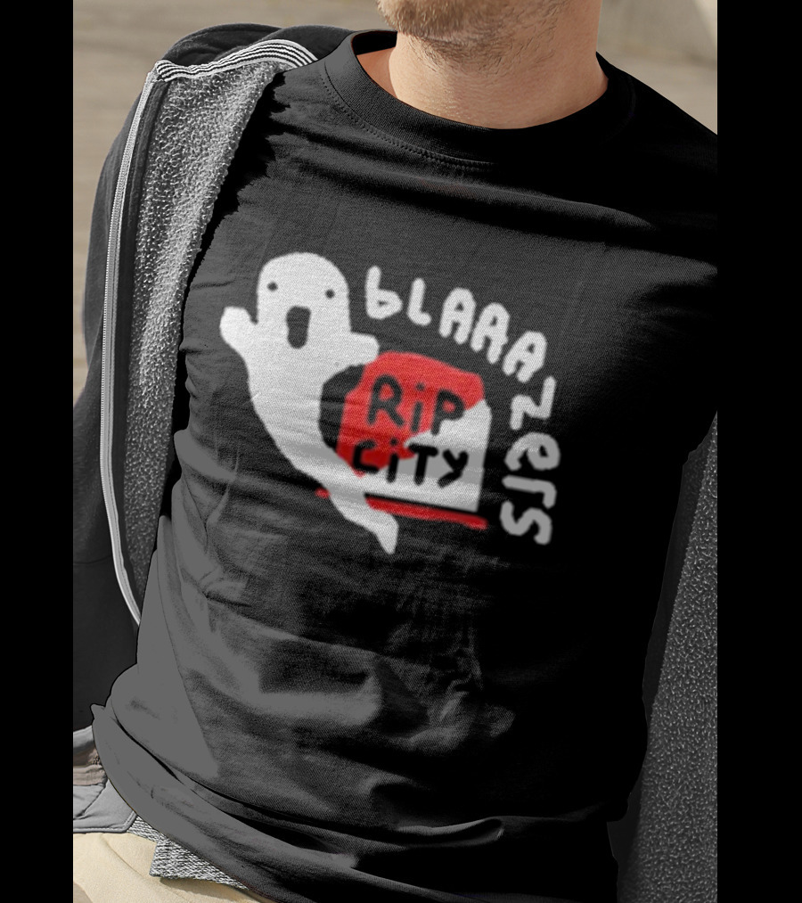 Rip City Blaaazers Ghost And Tombstone T-Shirt