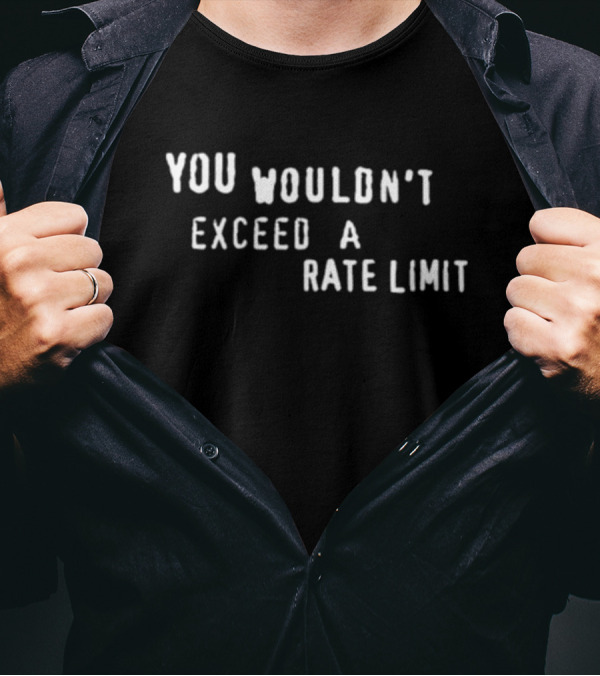 YOU WOULDN'T EXCEED A RATE LIMIT T-Shirt