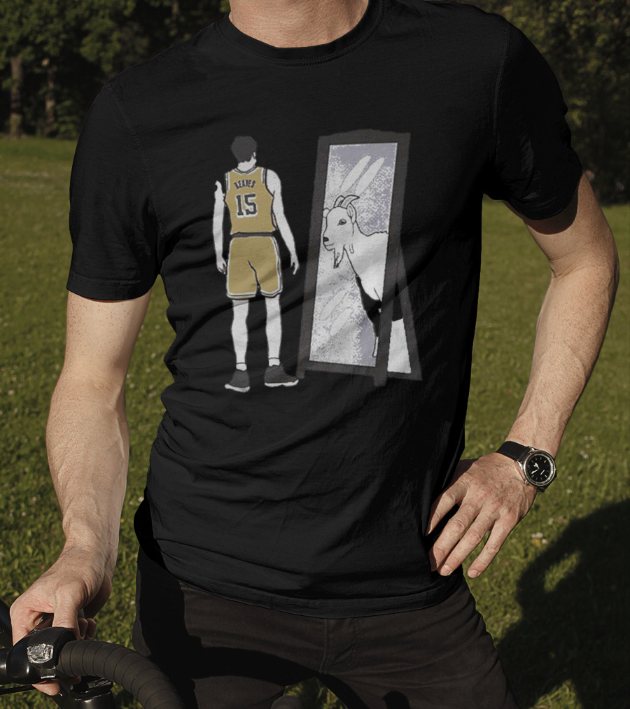 Austin Reaves Mirror GOAT Los Angeles Lakers Basketball Player Reflects Greatness T-Shirt