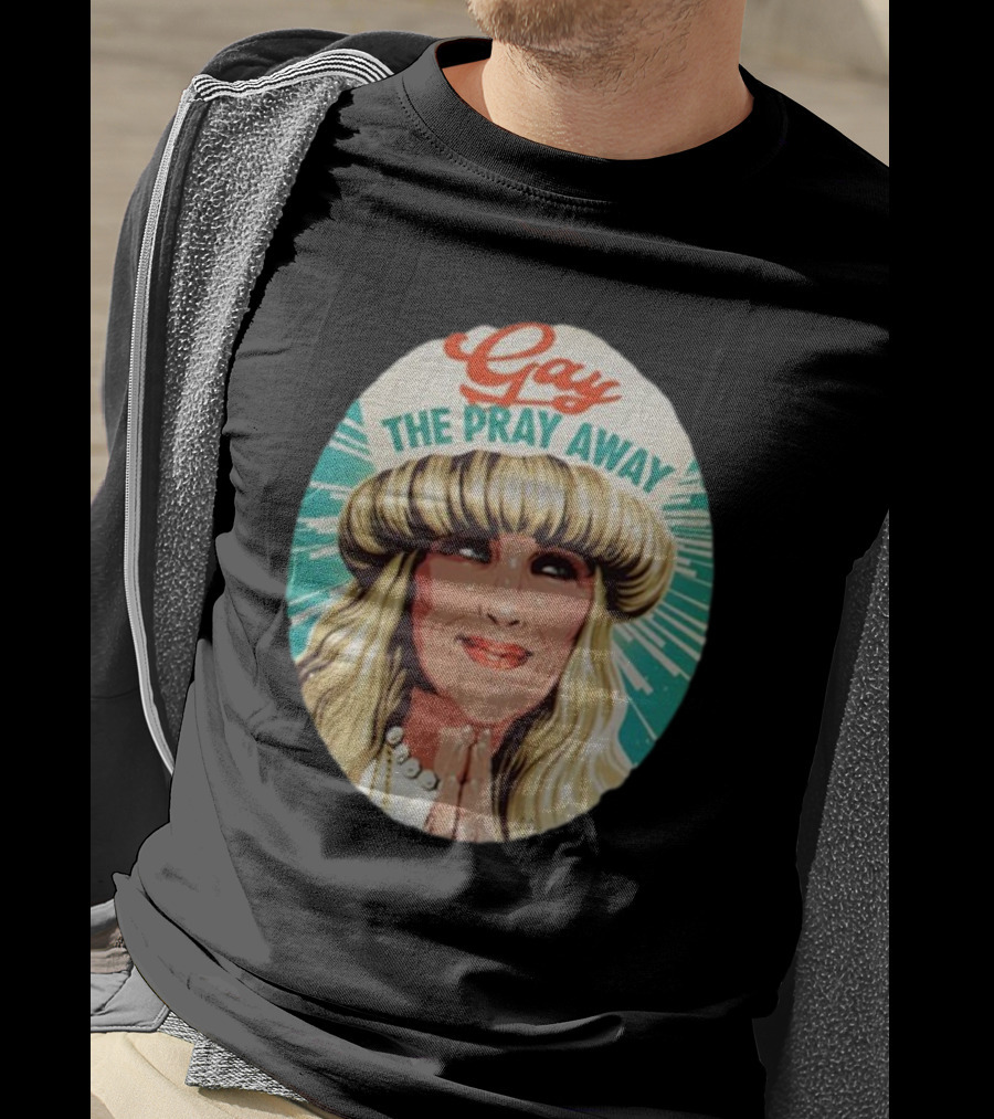 Gay The Pray Away Retro T-Shirt