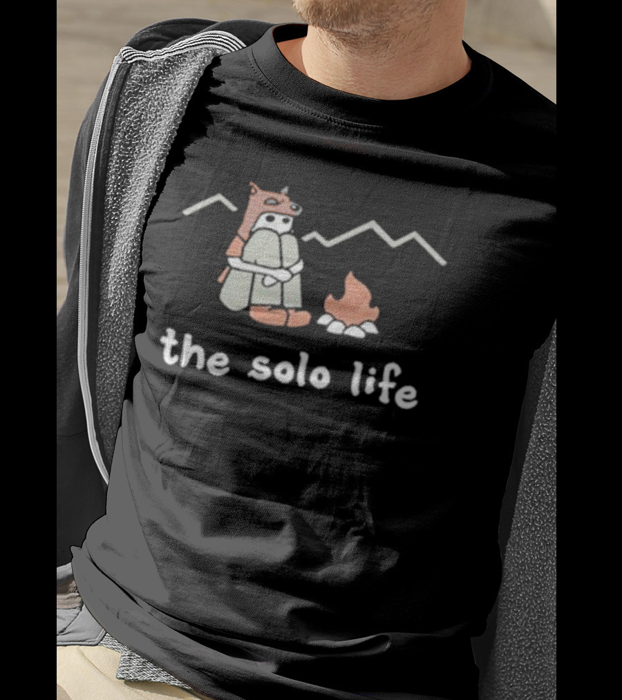 Blooprint Gaming The Solo Life Campfire Adventure T-Shirt