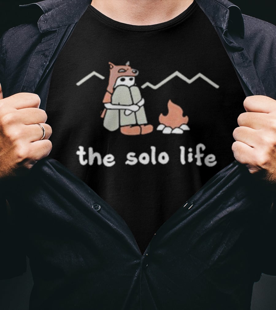 Blooprint Gaming The Solo Life Campfire Adventure T-Shirt