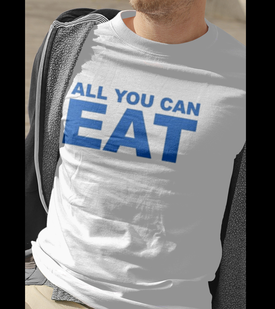 Sappy All You Can Eat Blue Letters T-Shirt