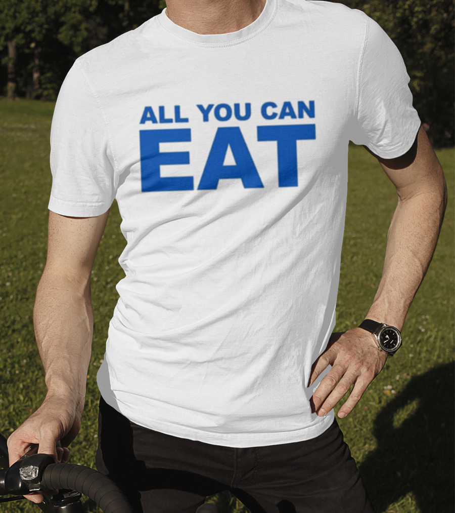 Sappy All You Can Eat Blue Letters T-Shirt