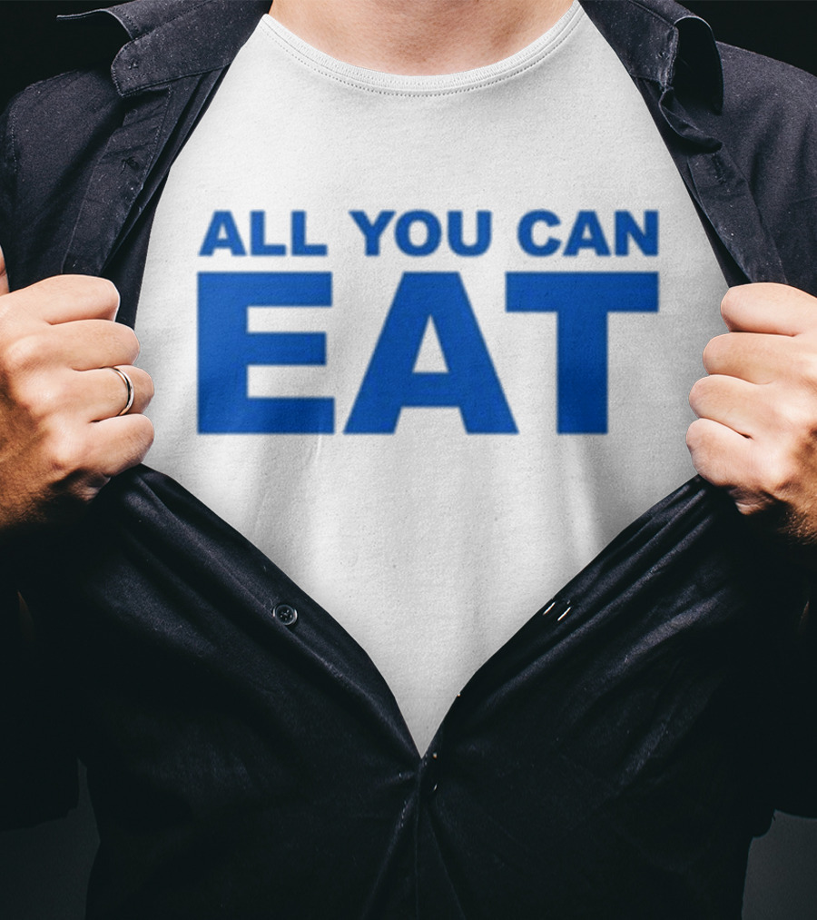 Sappy All You Can Eat Blue Letters T-Shirt