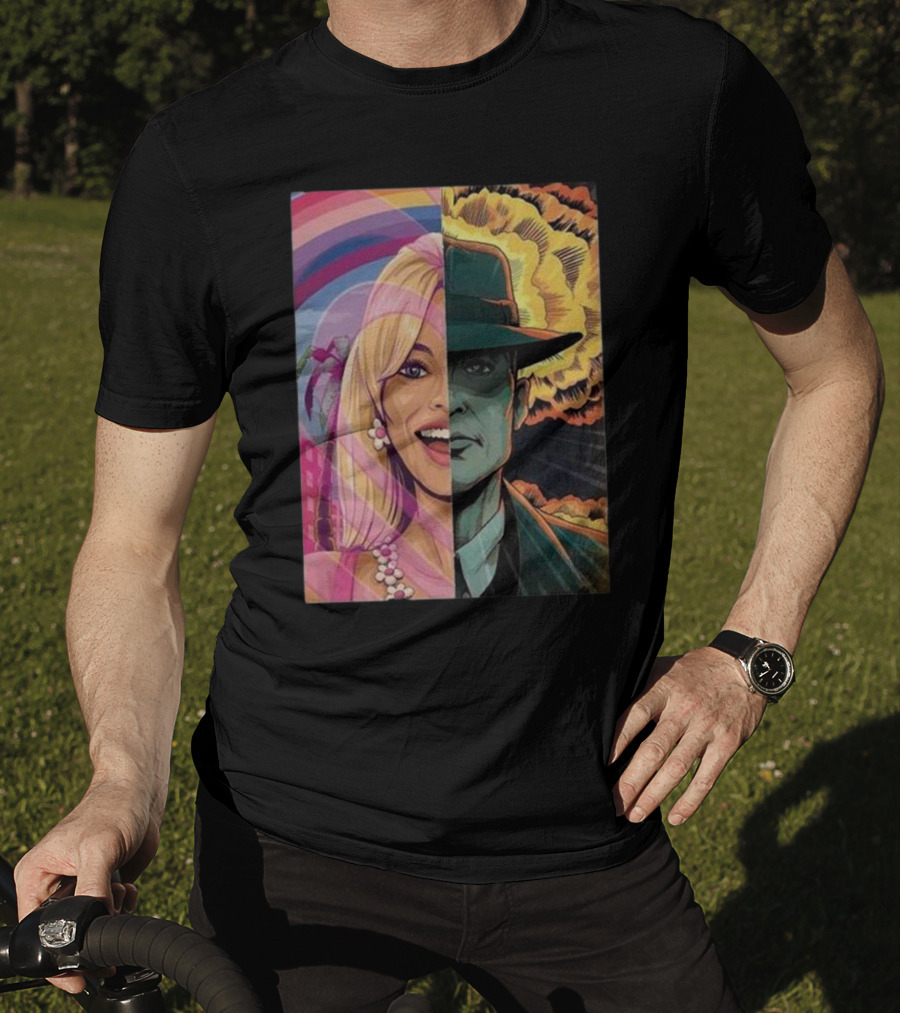 Christopher Nolan 18 Days Barbie X Oppenheimer Barbenheimer Home Decor Explosion T-Shirt