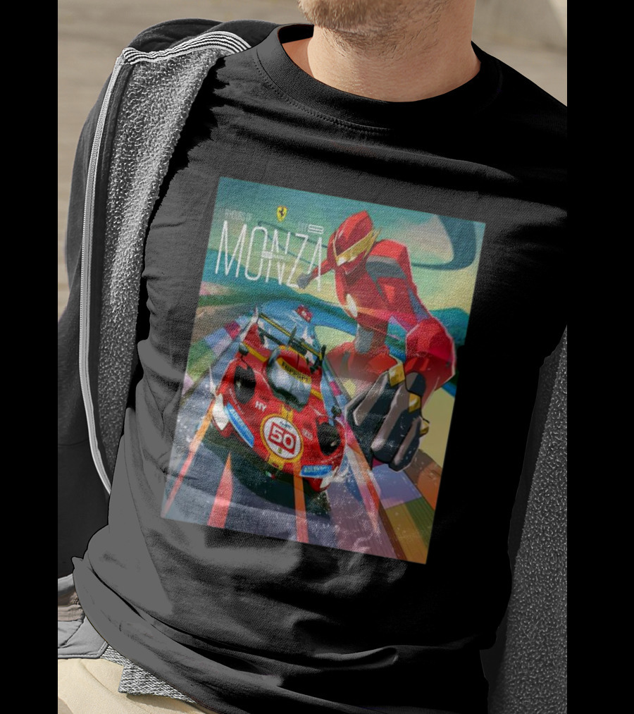 6 Hours Of Monza July 9 Ferrari Racing Robot T-Shirt