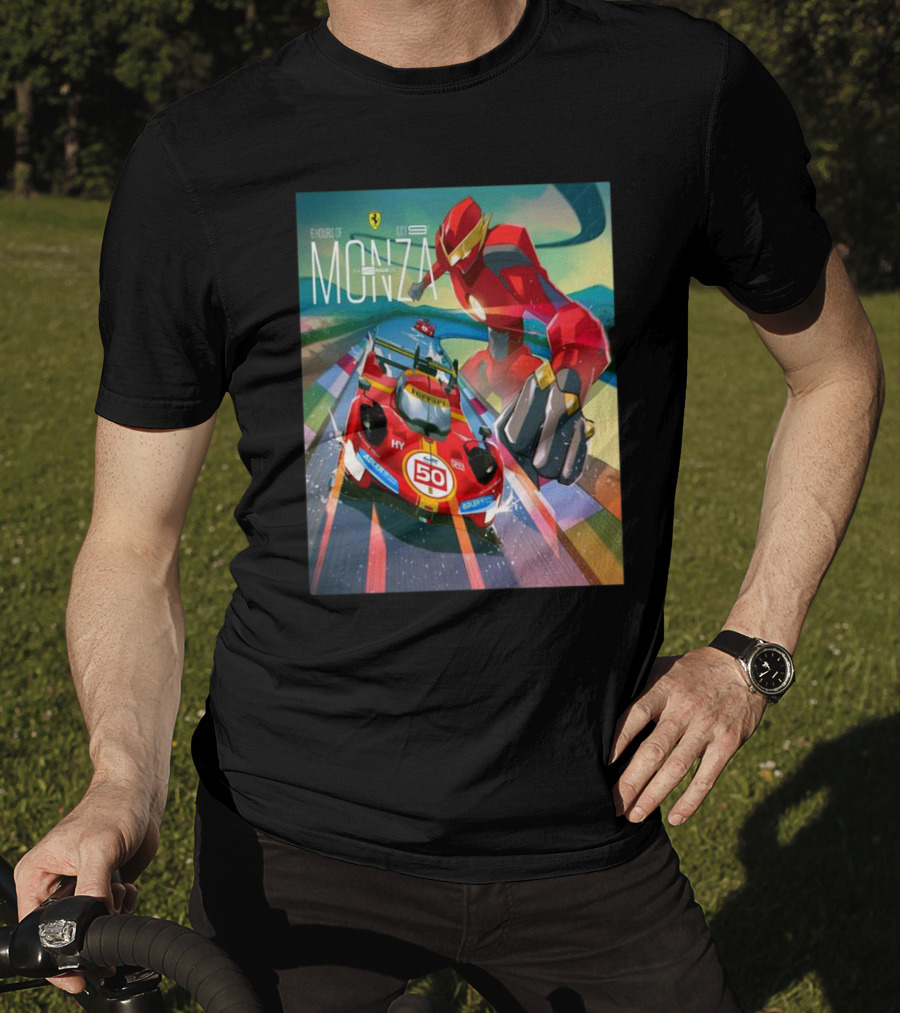 6 Hours Of Monza July 9 Ferrari Racing Robot T-Shirt
