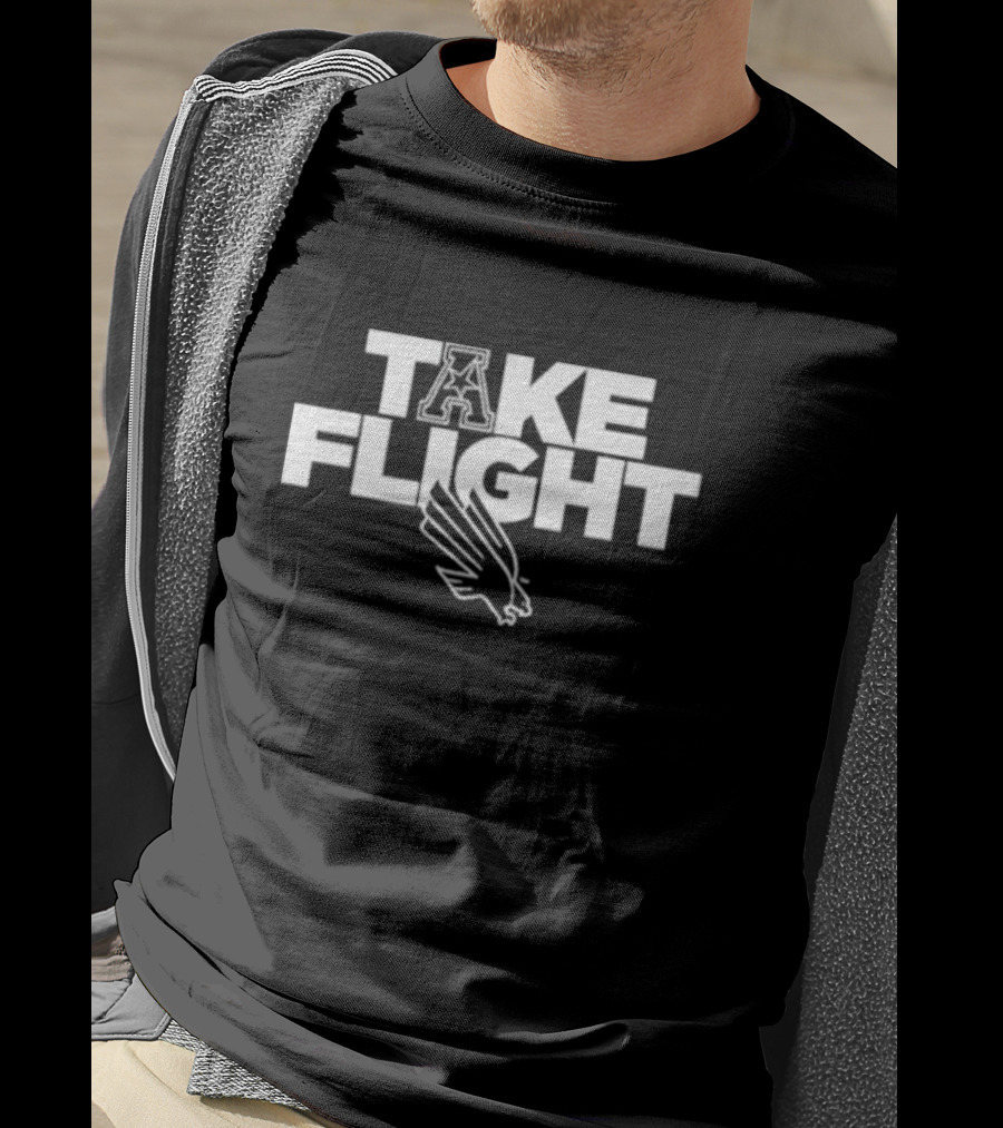 Take Flight Mean Green Sports American T-Shirt