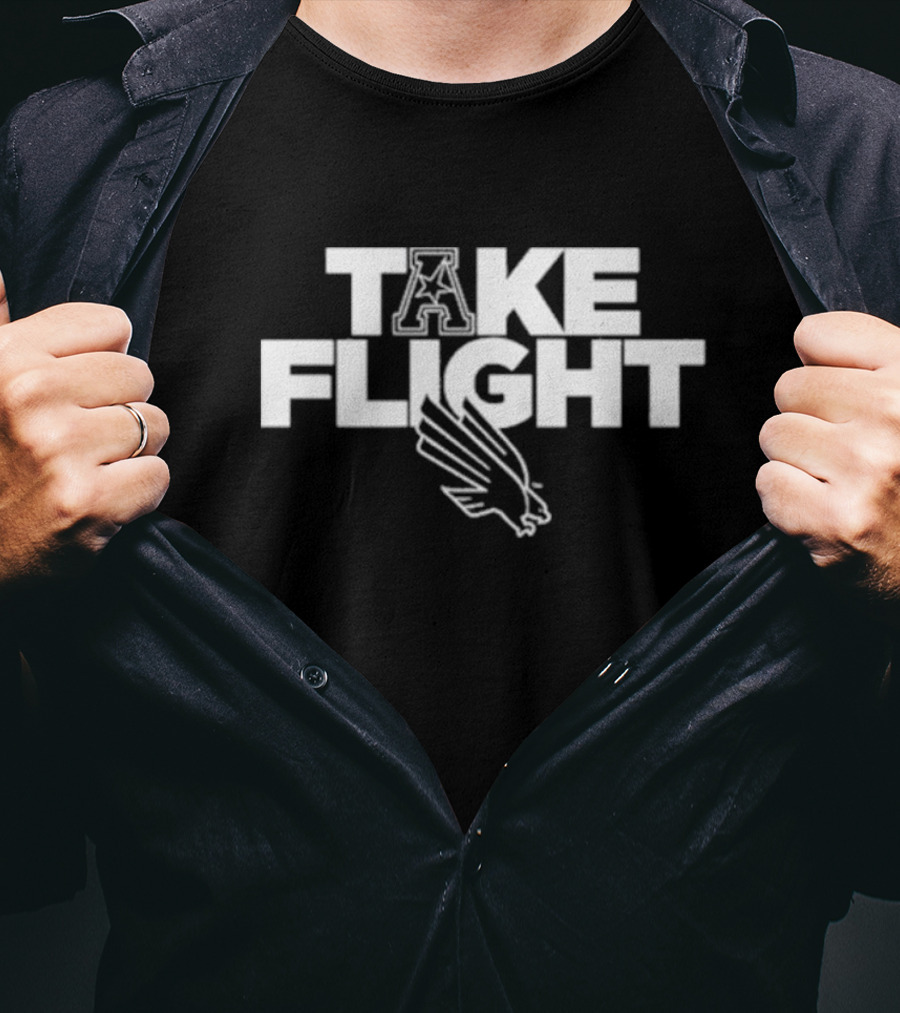 Take Flight Mean Green Sports American T-Shirt
