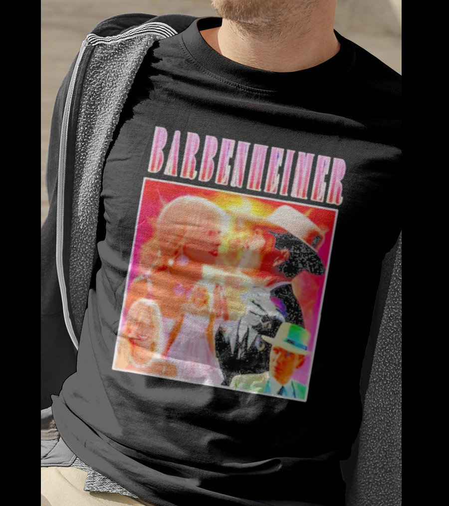 Barbenheimer Oppenheimer Barbie Movie Mashup T-Shirt