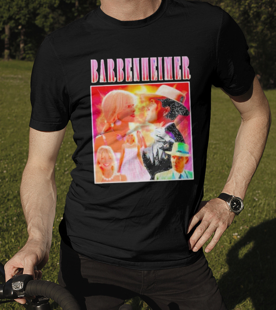 Barbenheimer Oppenheimer Barbie Movie Mashup T-Shirt