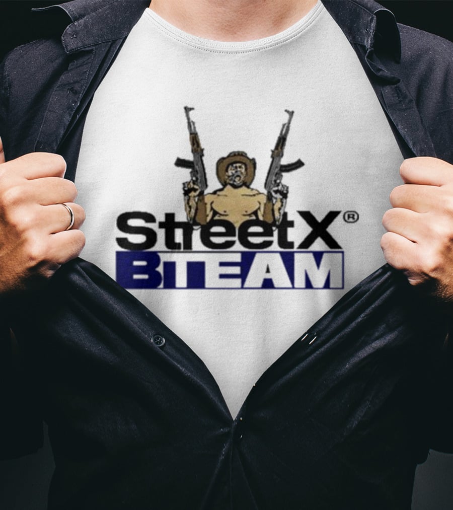 Streetx BTEAM Dual Gun Figure T-Shirt