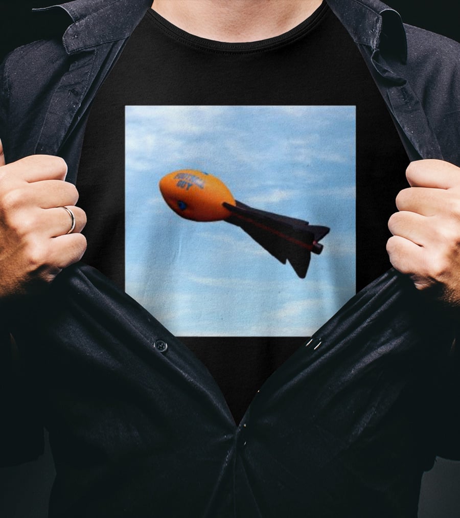 Football Guy Rocket Sky Launch T-Shirt