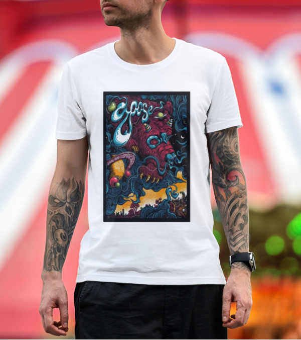 Premium T-Shirt: Goose NYC SummerStage July 3 Monster T-Shirt Goose NYC SummerStage July 3 Monster T-Shirt