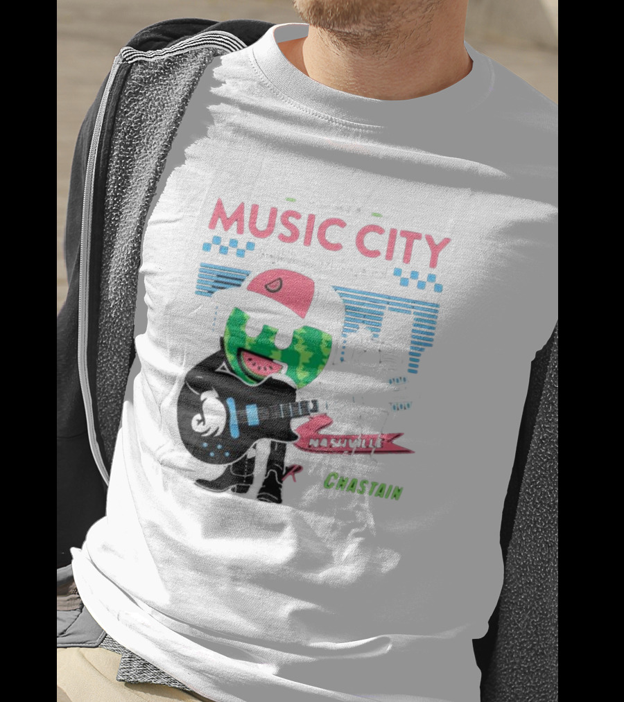 Winner Music City Melon Man Nashville Chastain T-Shirt