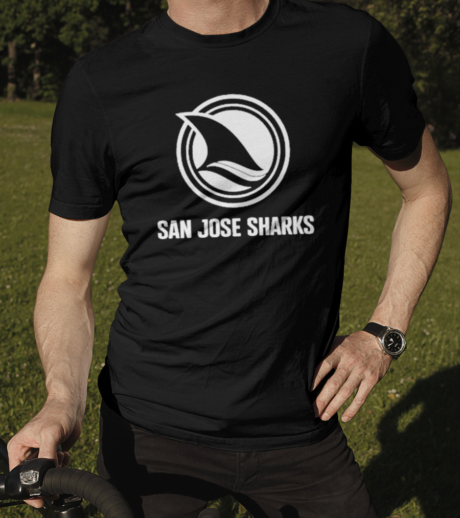 San Jose Sharks Logo San Jose Barracuda T-Shirt