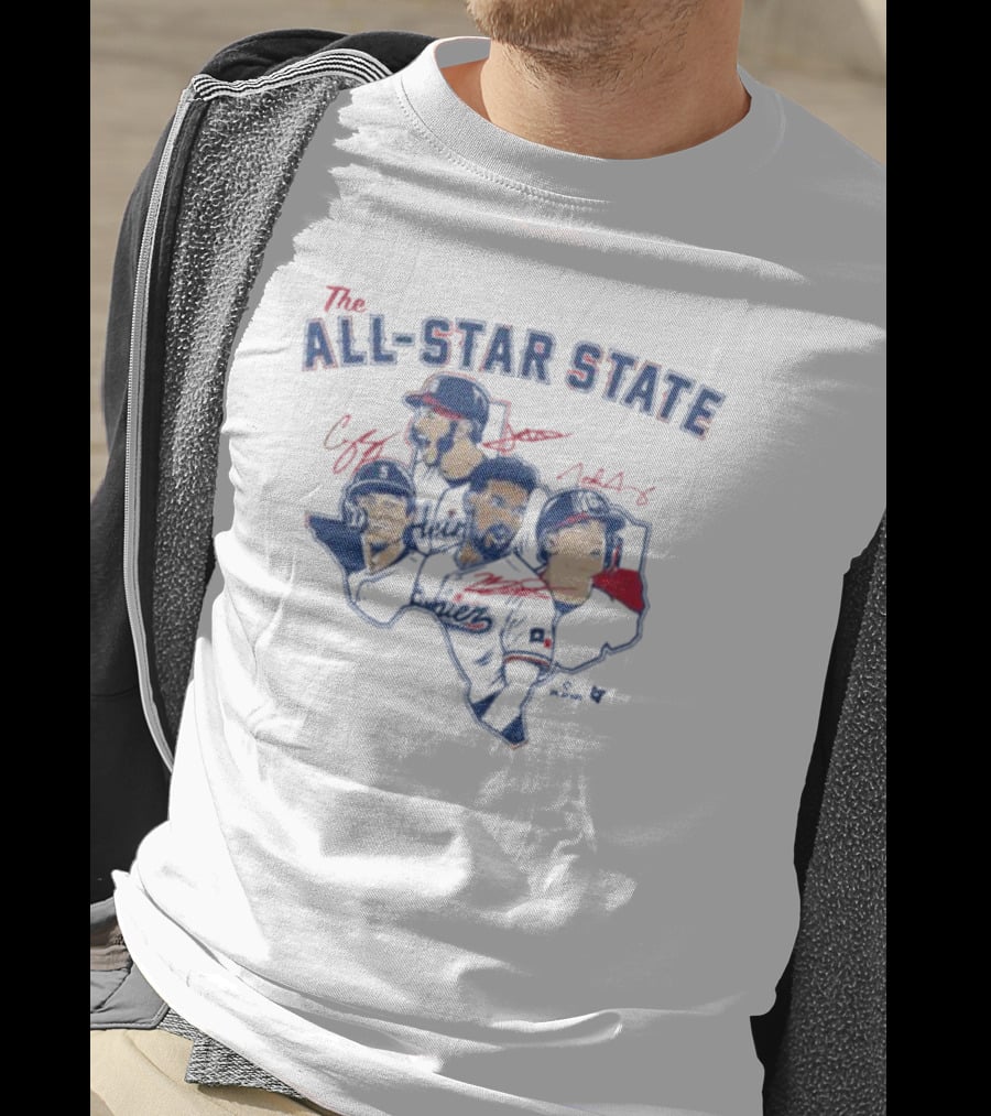 The All-Star State Texas Baseball Legends T-Shirt