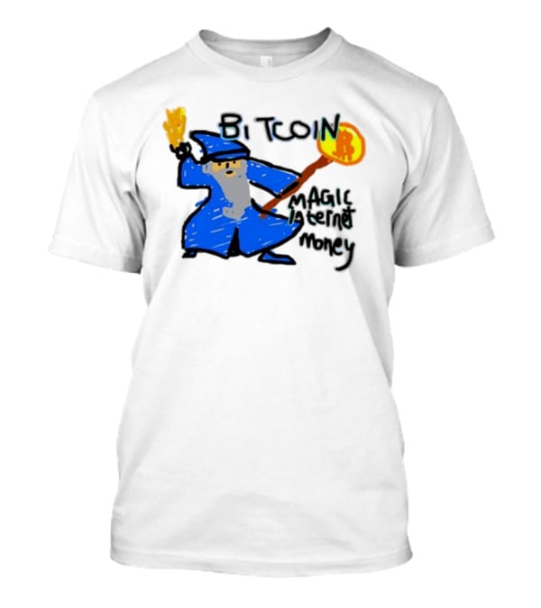 Bitcoin Wizard Magic Internet Money T-Shirt