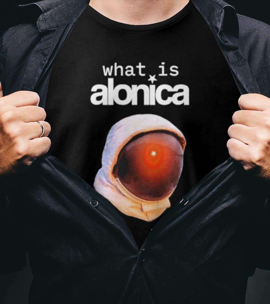 LANY What Is Alonica Spacesuit Reflective Visor Star T-Shirt