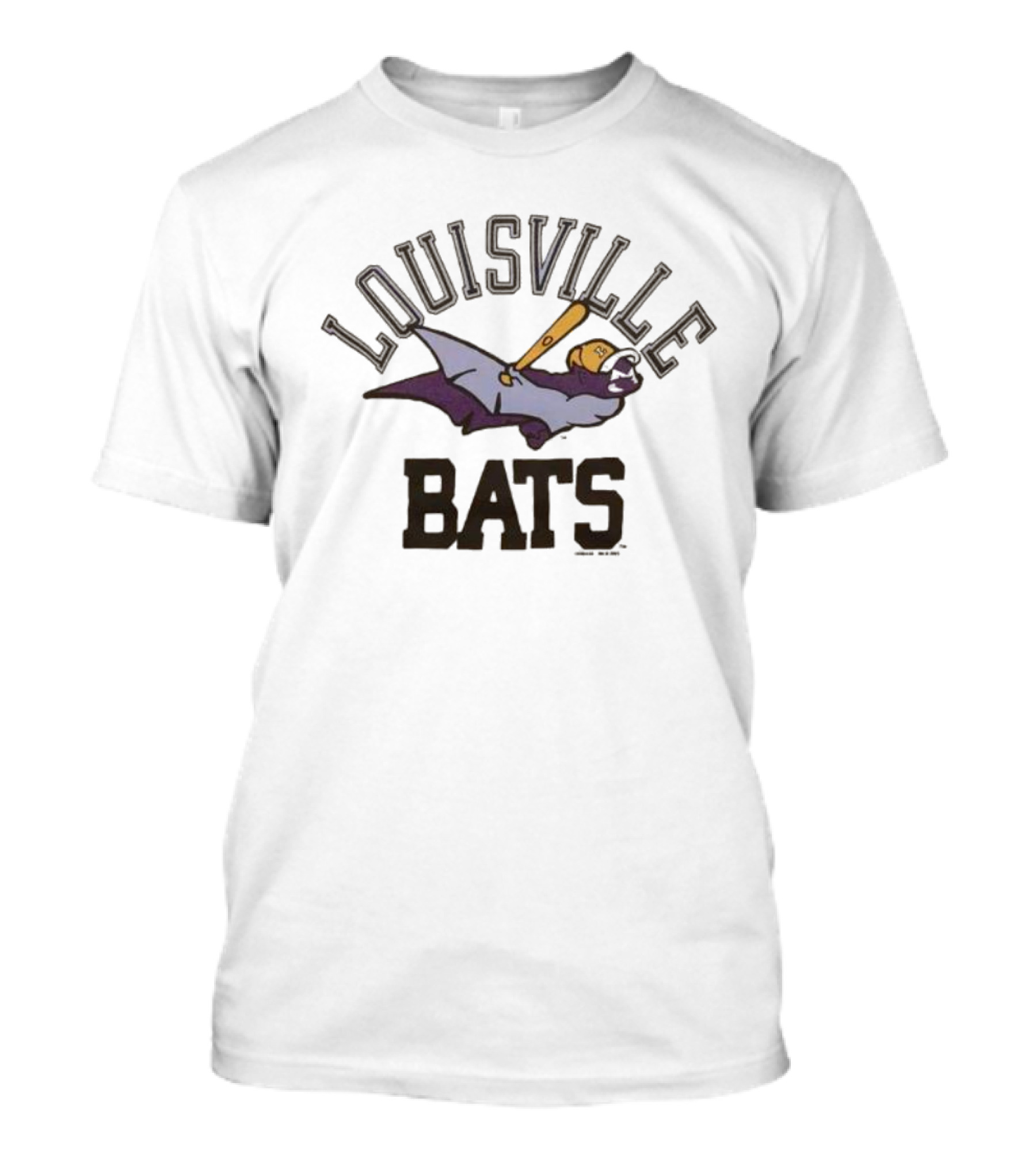 Louisville Bats Bat-Wielding Mascot T-Shirt