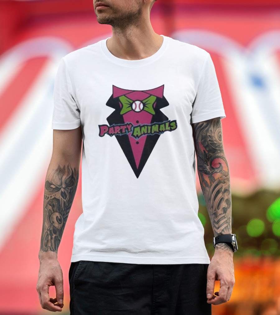 Party Animals Baseball Tuxedo T-Shirt