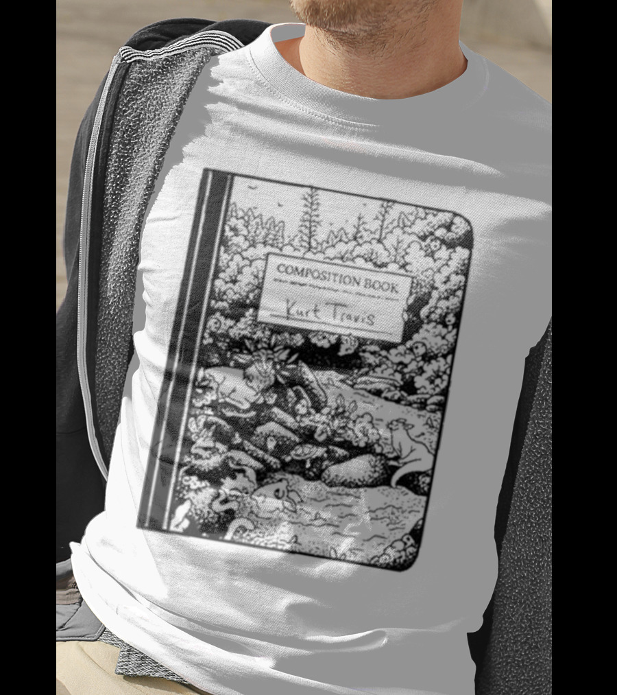 Kurt Travis Esque Records Composition Book T-Shirt