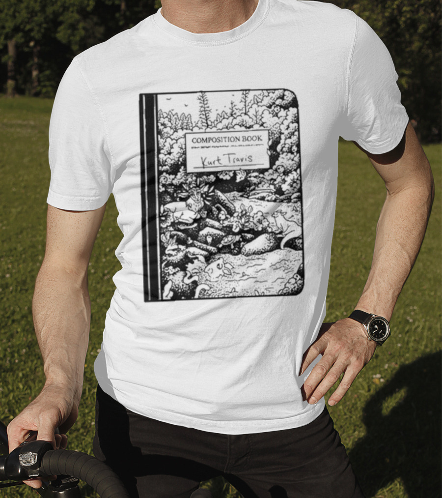 Kurt Travis Esque Records Composition Book T-Shirt