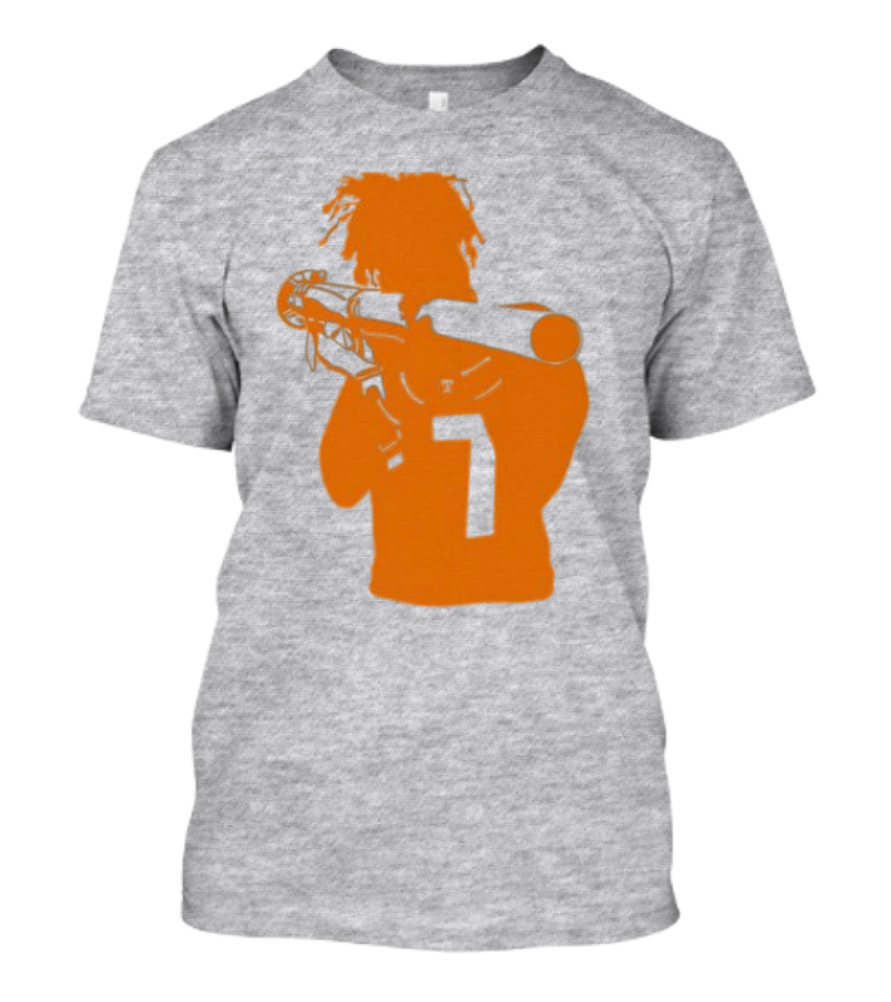 Bigorangeheupel Bazooka Joe 7 Football Player T-Shirt