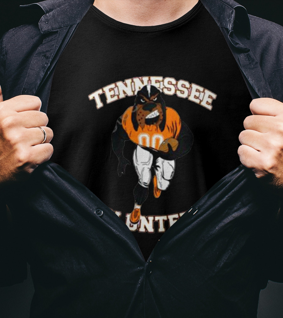 Tennessee Volunteers Football Mascot Running T-Shirt