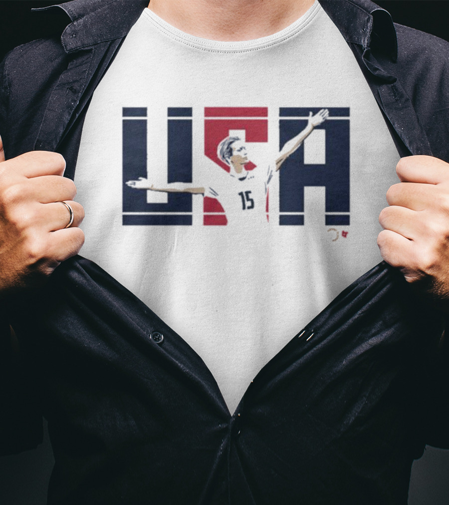 Megan Rapinoe USA 15 Iconic Pose USWNT Legend T-Shirt
