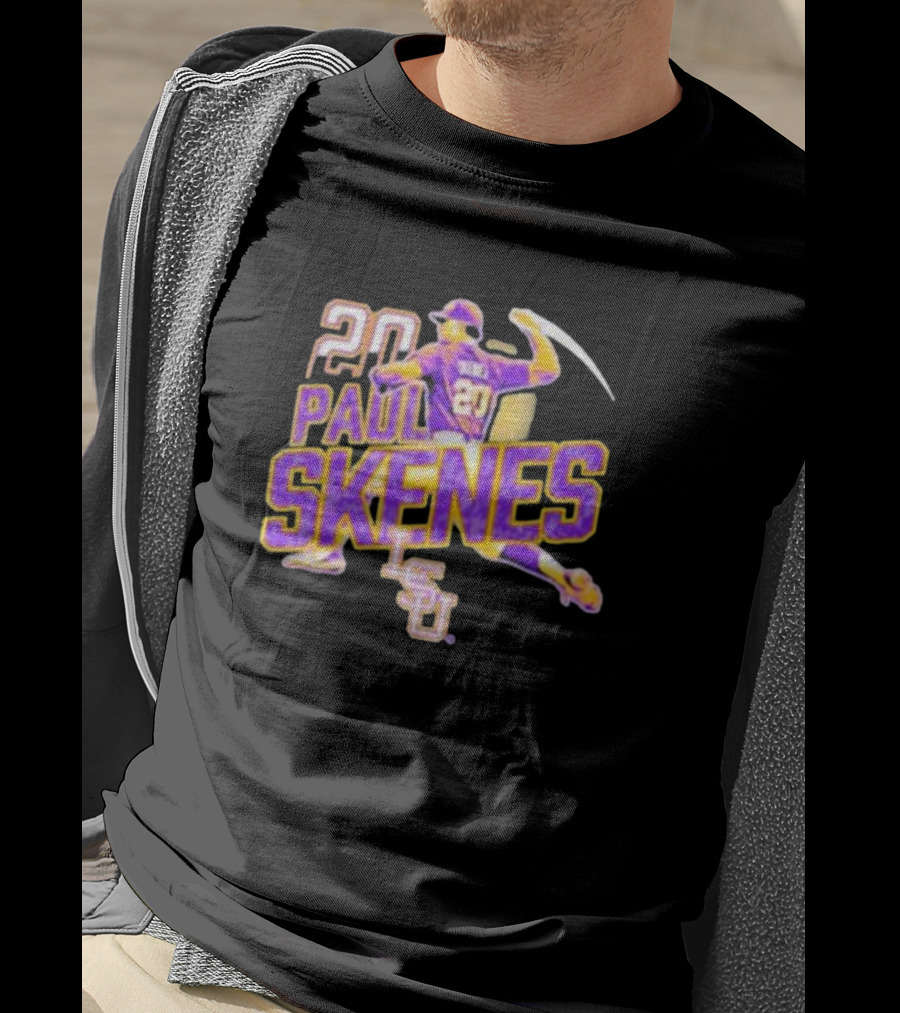 20 Paul Skenes LSU Tigers Baseball Pitcher 20 T-Shirt