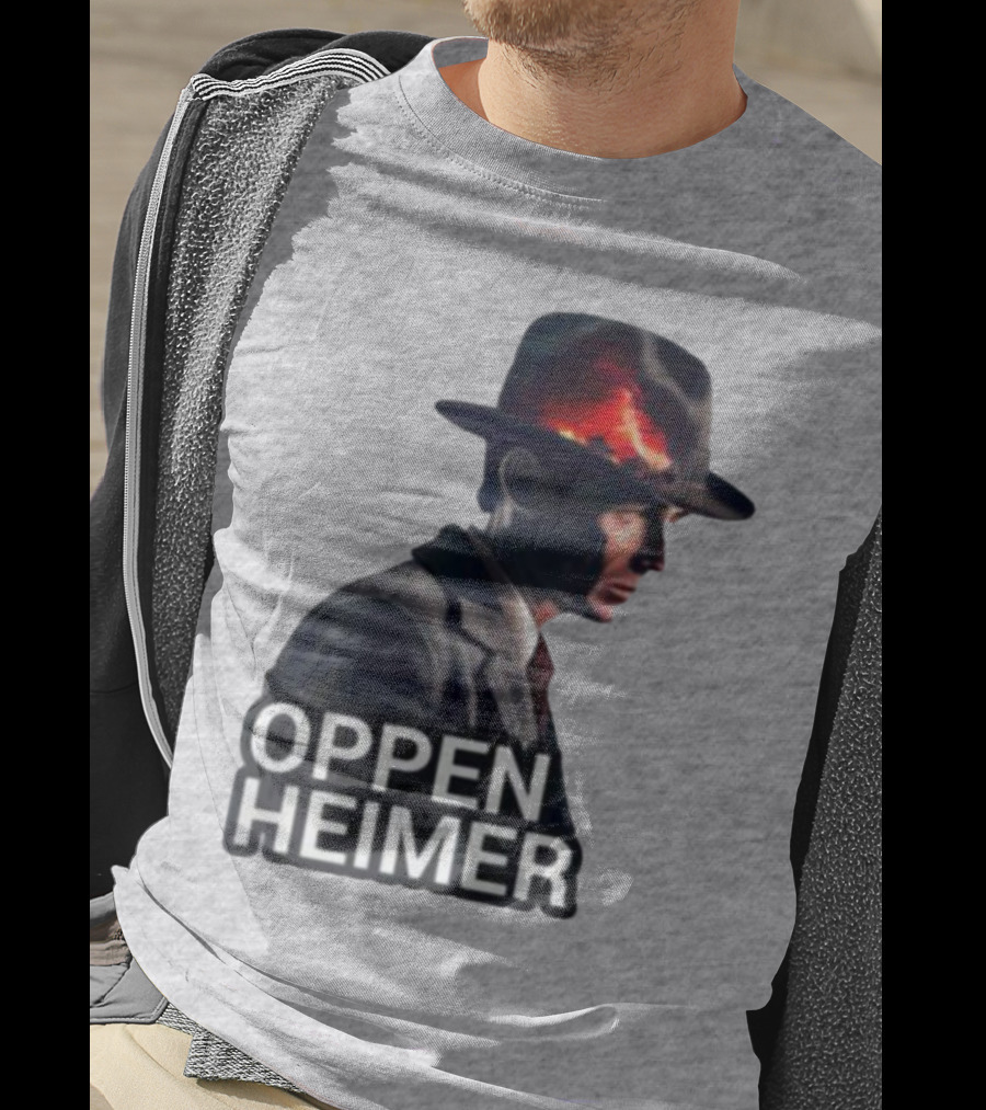 Oppenheimer Cillian Murphy Fiery Explosion Hat T-Shirt