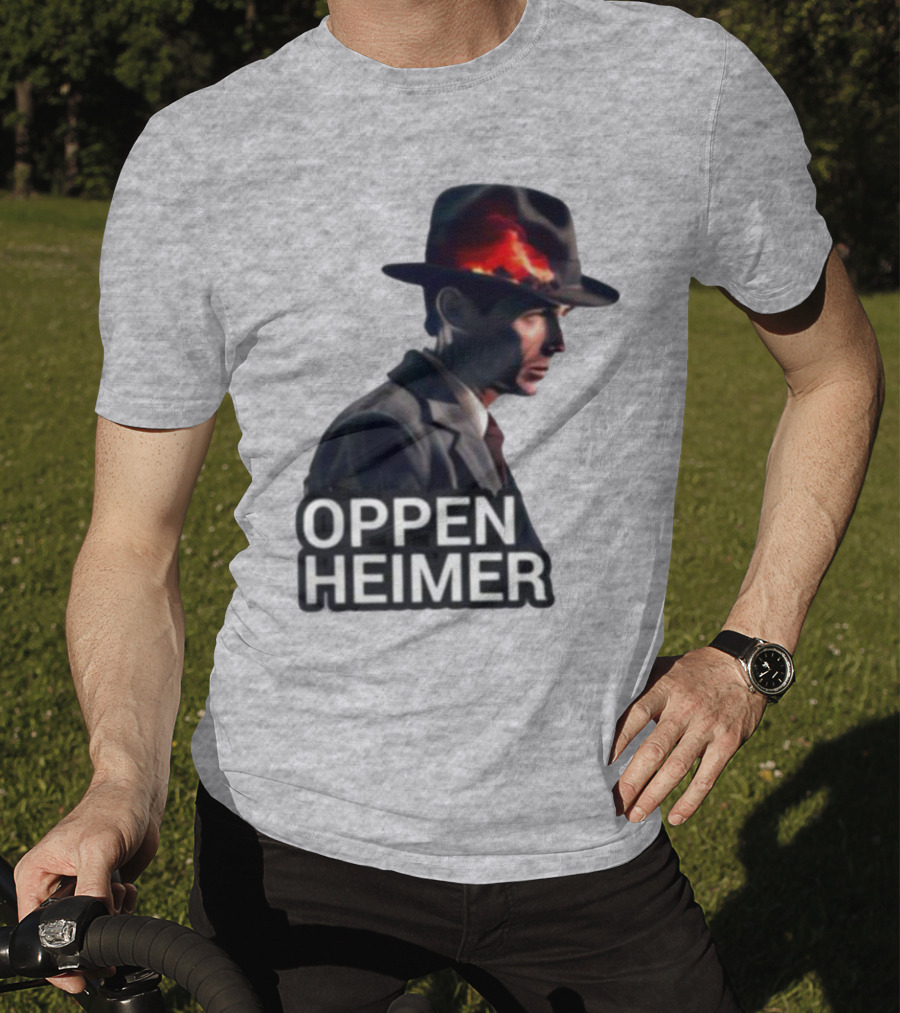 Oppenheimer Cillian Murphy Fiery Explosion Hat T-Shirt